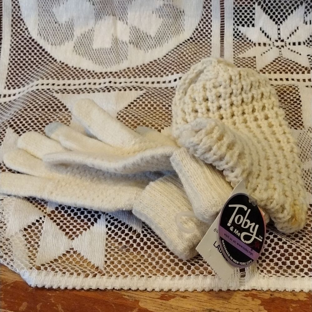 Toby and Me gloves and headband set